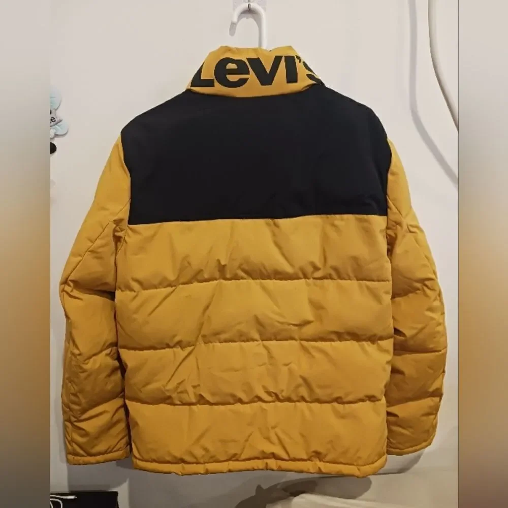 LEVI'S Men's Arctic Cloth Retro Bubble Puffer Zip-Up Jacket
